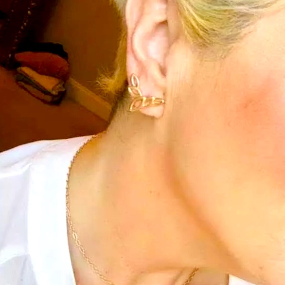Park Lane Climber stud earrings Gold/RoseGold